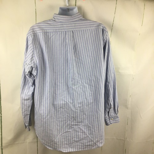 Ralph Lauren Men’s Classic Fit Blue Stripe Long Sleeve Dress Shirt Sz. 18(34/35) - Picture 5 of 11