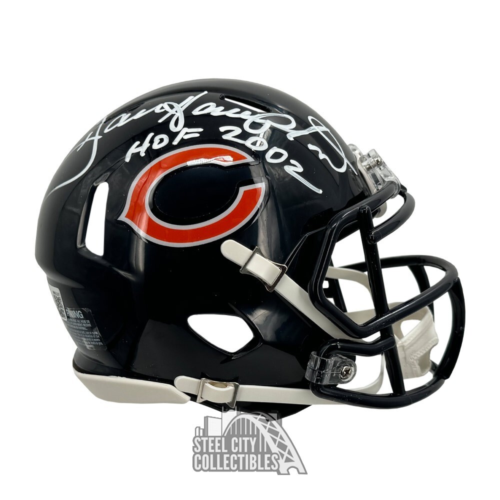 Dan Hampton Autographed Signed Chicago HOF 2002 Speed Mini Football Helmet - BAS 