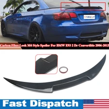 M4 STYLE CARBON Style TRUNK SPOILER WING FOR BMW E93 328i 335i CONVERTIBLE 07-13
