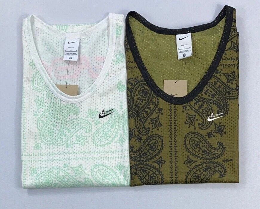 Men s Nike KD Kevin Durant Paisley Mesh EASY Dri Fit Basketball Tank Top DH7371