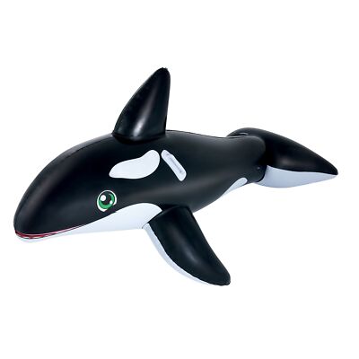 Bestway XXL Schwimmtier Jumbo Whale 203x102cm aufblasbar Wal Orca Pooltier Fun