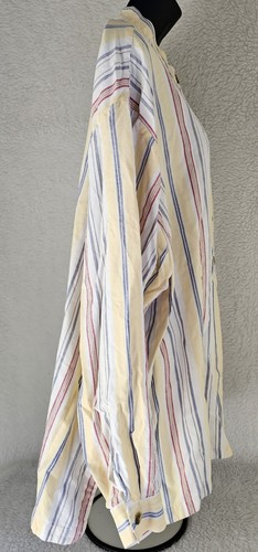 The Avenue Womens Shirt Top Blouse Size 26/28 26W/28W Multicolor Striped - Picture 11 of 24