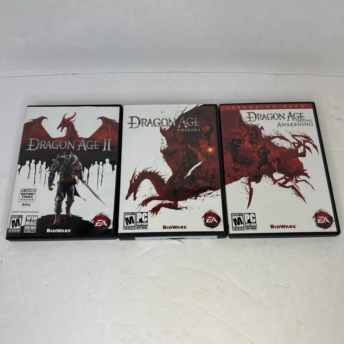 Dragon Age Lot of (3) Dragon age Origins/ Awakening and Dragon Age 11