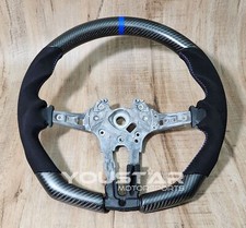 Blue Line MATT CARBON Alcantara M Sport Steering Wheel for BMW M2 M3 M4 X5M X6M