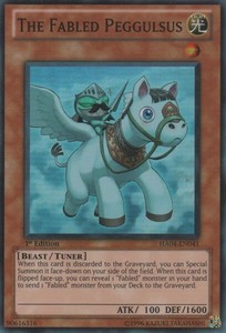The Fabled Peggulsus - HA04-EN041 - Super Rare - 1st Edition x3 - Near Mint