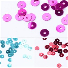 1000 Pailletten 6mm Scheibe Ornament Streudekoration N&auml;hen Zubeh&ouml;r Basteln