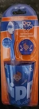 Brush Buddies Blippi Toothbrush set - Blippi Toothbrush, Cap, and Rinsing Cup