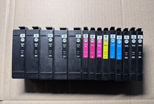 Lot Of 14 Epson 802XL / 802 Black  Color Ink Cartridges New/ Full