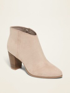 old navy suede ankle boots