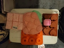 Incraftables Silicone Soap Molds for Soap Making. Assorted Large Soap Molds