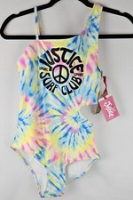 Brand New JUSTICE Girls Swimsuit XL 16-18 Tie Dye Summer