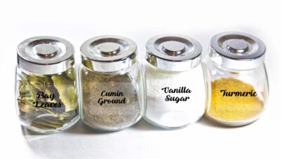 96 Spice Jar Labels Transparent Background Matching Pantry Labels