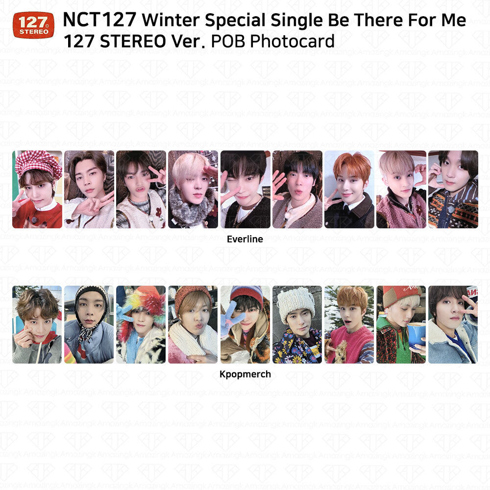 NCT 127 Winter Special Single Be There For Me POB Photocard NCT 127 Winter Special Single Be There For Me POB Photocard