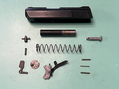 USED DAVIS P32 PARTS TRIGGER SAFETY SPRINGS CAM PLUNGER BARREL BLACK SLIDE P-32
