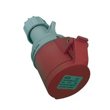 32 Amp 4 Pin Industrial Site Socket electric hook up cable lead