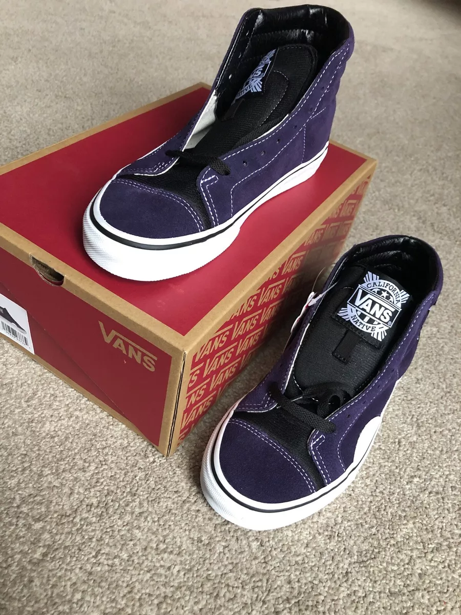 Magazijn constant Negen Vans Style 238 California Native Purple Suede Hi Top Trainers Skate Shoes UK  4 192828037372 | eBay