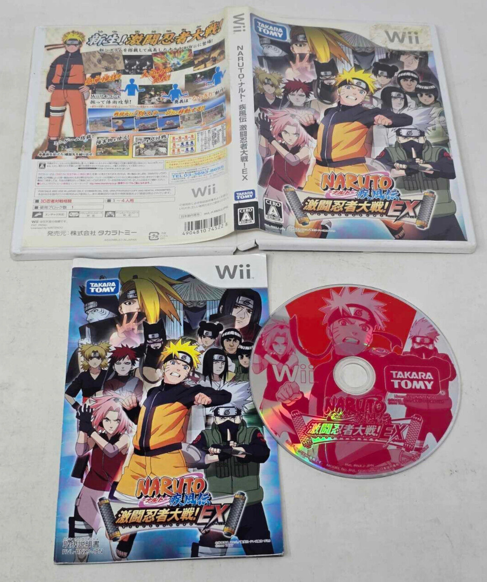 Wii Naruto Shippuden: Gekitou Ninja Taisen EX *w/Manual*JP Import