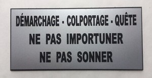 Doorstep Etched Plaque Colportage Quest Not Bothered Ft 100 X 48 Mm Ebay