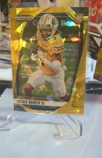 2025 Panini Prizm Draft Picks - Luther Burden #71 Gold Ice Prizm (RC)