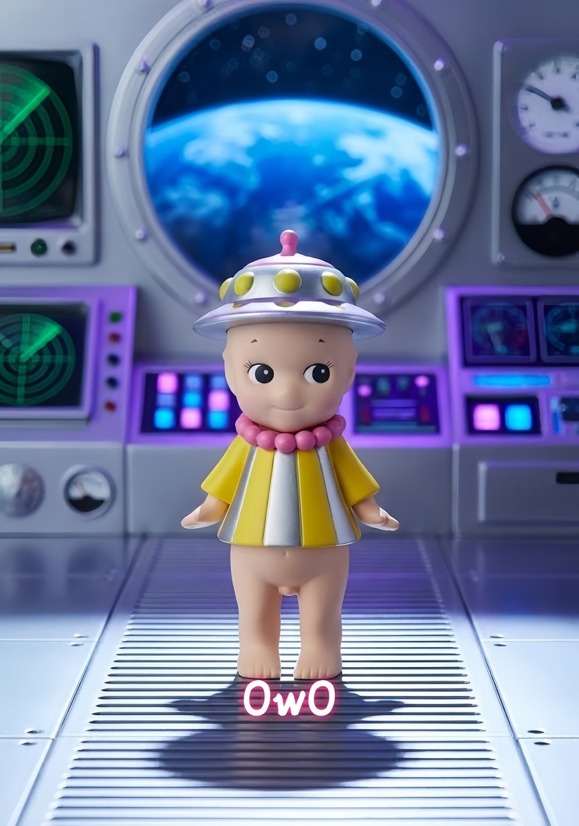 Sonny Angel Space Adventure 2020 Secret UFO Figure Silver Ship
