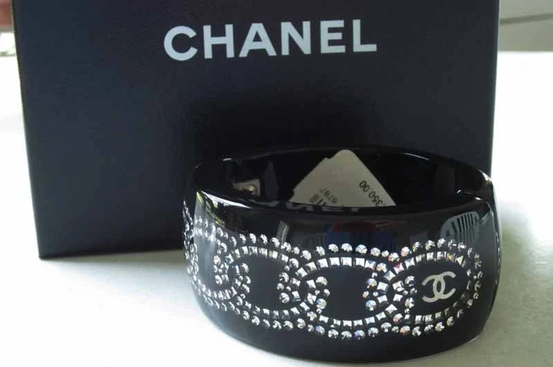 CHANEL Crystal Black Fashion Bracelets for sale | eBay