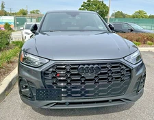 Front Bumper Tow Hook License Plate Mount Bracket Kit For Audi Q5 2021-2026  New