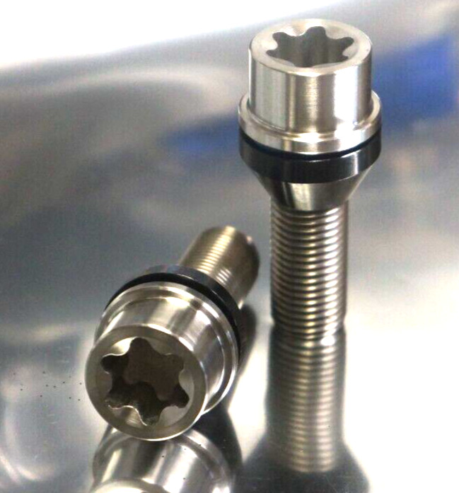 20 set TITANIUM Wheel LUG BOLT Torx 14X1.5 43mm 60 deg Lamborghini