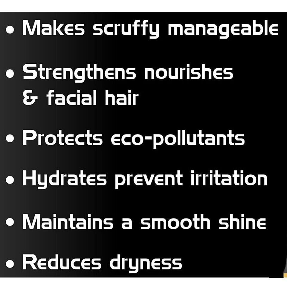 Beard Growth Oil Serum Grooms Beard Mustache boosts hair growth Beard Oil 1 oz