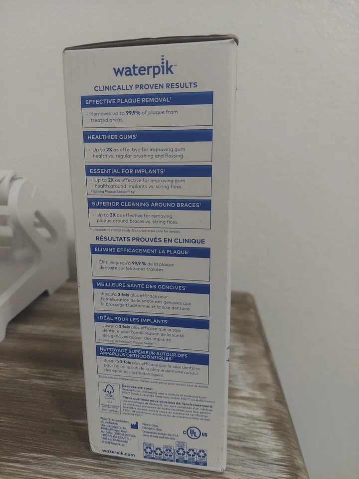 Waterpik Water Flosser inalámbrico avanzado 2.0 Water Flosser modelo WP-580 sin usar Foto 2 de 4
