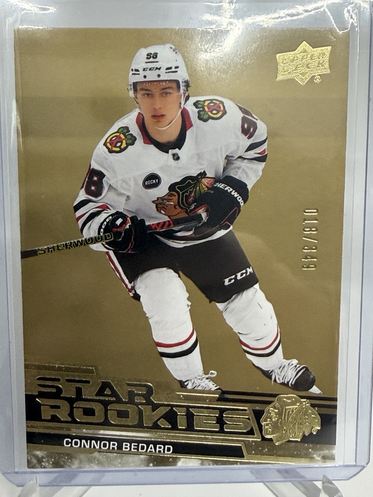 2023-24 Upper Deck Connor Bedard Star Rookies Box Set #1 Gold /349