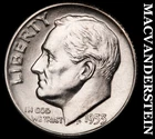 1953-S Roosevelt Dime- Silver- Choice Gem Brilliant Uncirculated Luster #J3336