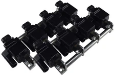ICT Billet LS Truck Square - Remote Mount Coil Relocation Brackets - D581 LSX...