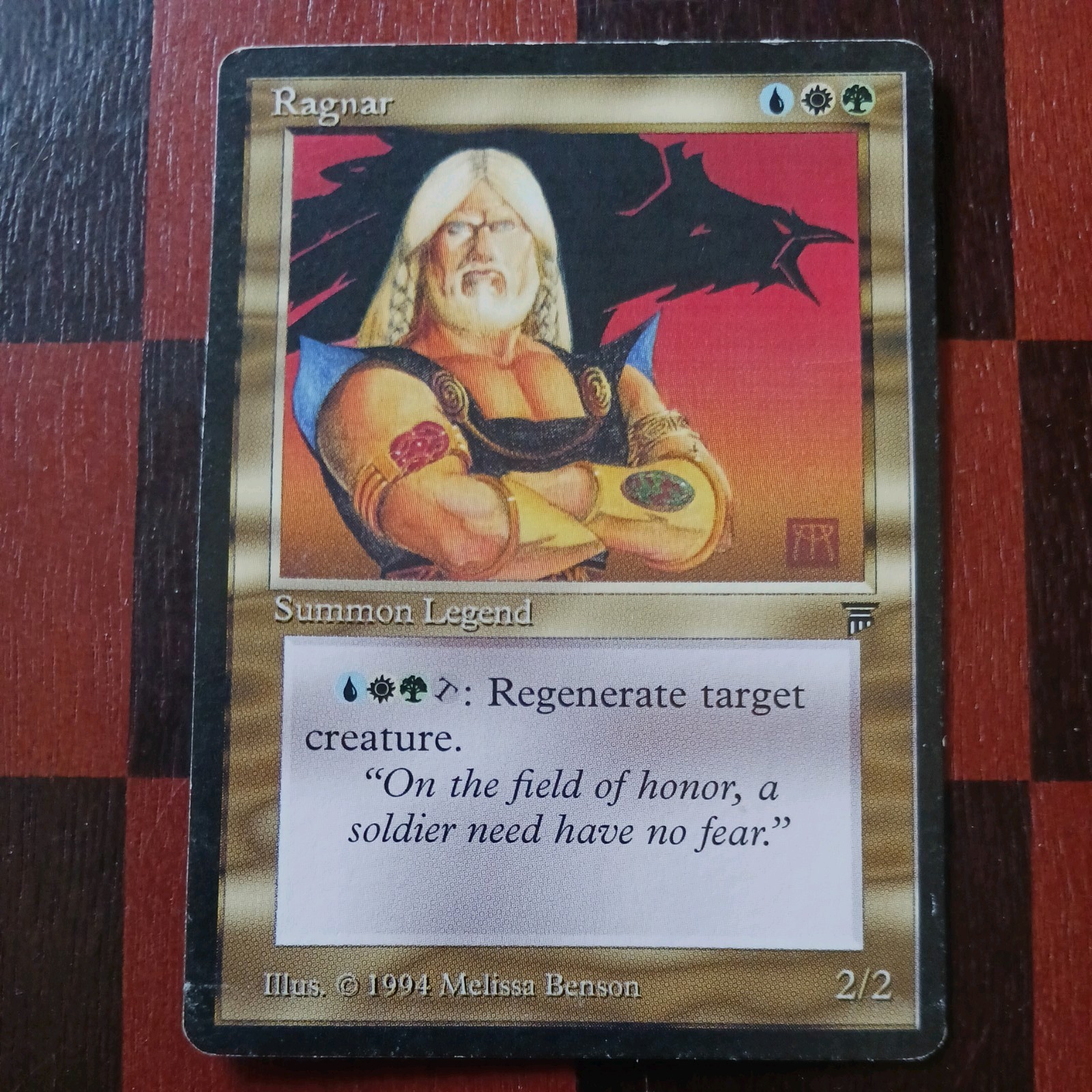 Mtg Ragnar MP/LP  Legends Magic The Gathering Reserved List Rare Card