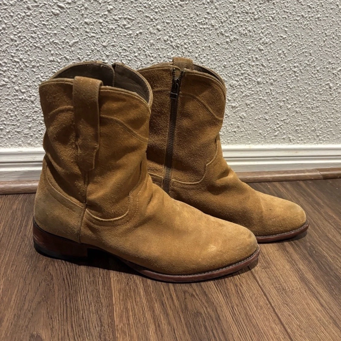 Suede Brown Western Boots for Men for Sale | Shop New & Used  display picture 2