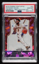2019 Contenders Optic Uniformity Red Cracked Ice Prizm Anthony Davis PSA 10 z0q