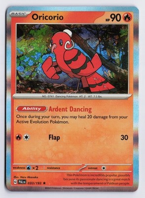Oricorio - PAL #033/193 SV02: Paldea Evolved Holofoil LP