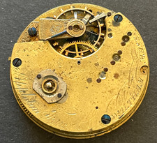 Antique 1870 Waltham Appleton Tracy 1865 Pocket Watch Movement 10s 15j KW AT Co.
