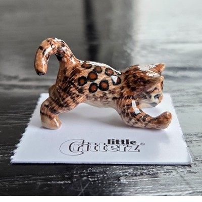 LITTLE CRITTERZ Cat Bengal Kitten ''Simba'' Miniature Figurine New FREE SHIP LC903