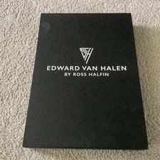 EDWARD VAN HALEN RARE LIMITED ROSS HALFIN SIGNED RUFUS HARDCOVER BOOK 2021