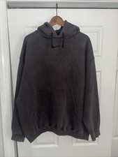 Vintage 90s Nike Center Swoosh Dark Grey Size XL Hoodie USA