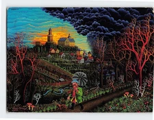 Postcard Naïve Art Painting