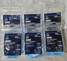 Lot 6 Project Source Wedge B Tile Leveling System Clips 600 Pcs 1690487