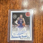 Topps Isaiah Hartenstein Autograph 45th Anniversary 2025-26 Thunder #80B2-IH
