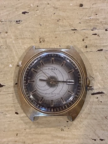 Vintage 1974 Timex Marlin Solar System Men's Wrist Watch Running