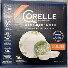 New Corelle Beverly 16-Piece Dinnerware Set 1...