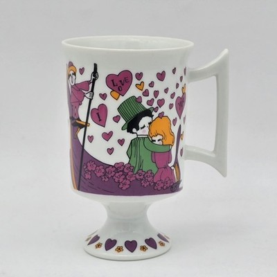 Royal Crown Arnart Smug Mugs Armour By Pia 3812 Purple Hearts Pedestal Mug Love