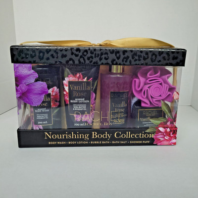 Rachel Roy Vanilla Rose Nourishing Body Collection Gift Set NEW