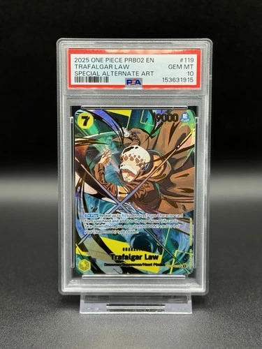 PSA 10 Trafalgar Law SP SEC Alt Art OP10-119
