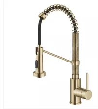 Kraus KPF-1610BB Bolden 1.8 GPM 1 Hole Pre-Rinse Pull Down Kitchen Brass