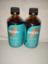 2 nouveaux concentrés expresso NESCAFE neufs scellés vanille douce café instantané 20 oz Eac